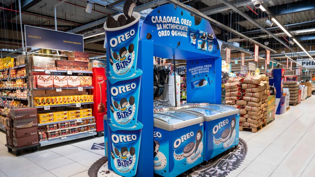 Рекламна зона за OREO изработена от J Point