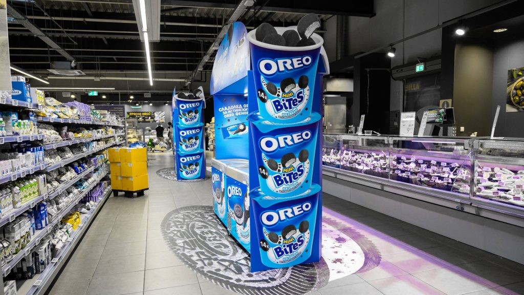 Рекламна зона за OREO изработена от J Point