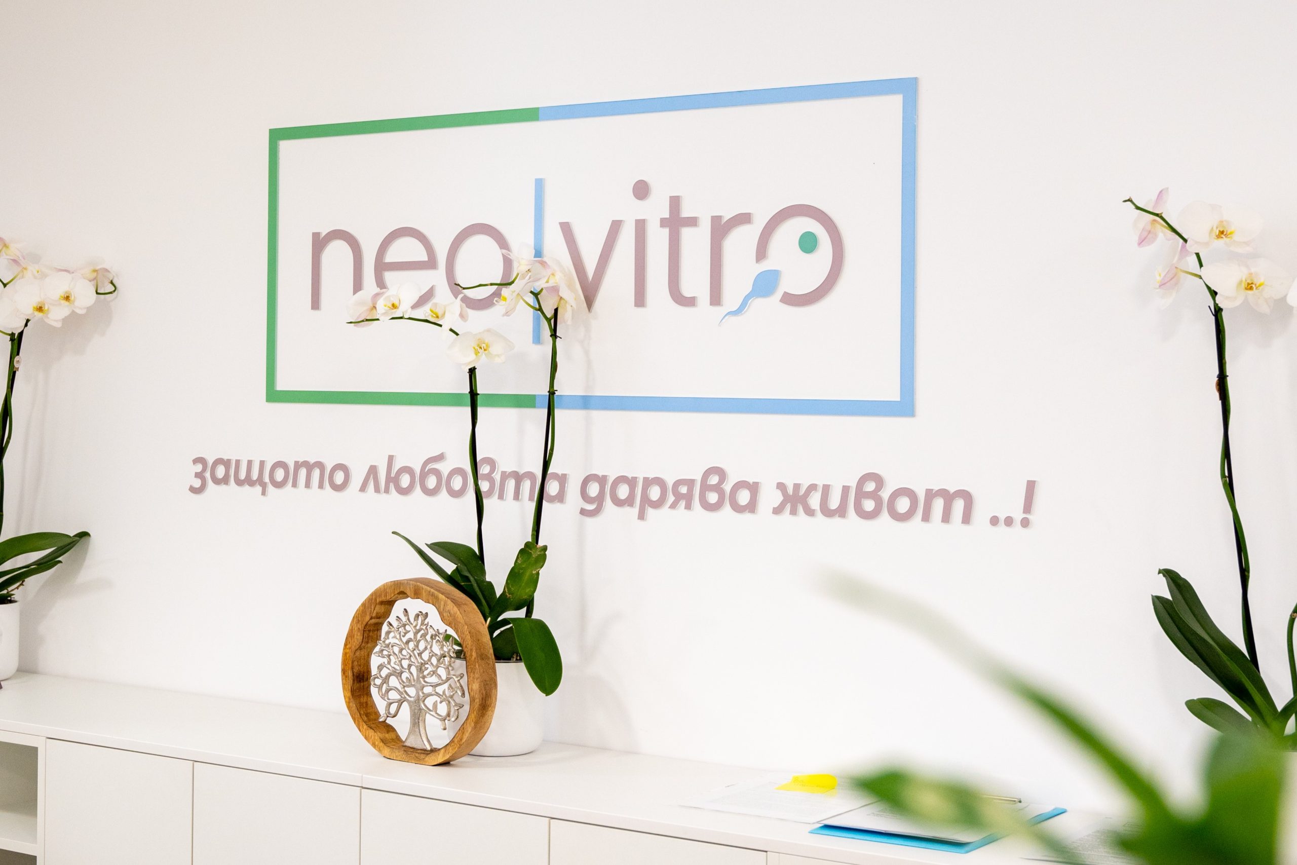 J Point брандира вътрешно и външно медицинския център NeoVitro