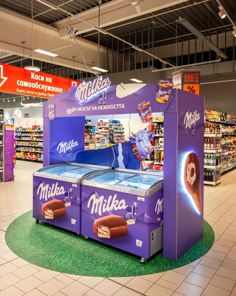 Театрализация Milka създадена от J Point