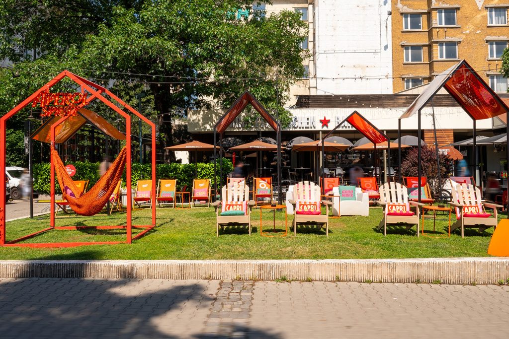 J Point преобрази външната зона на Spaghetti Kitchen Bar
